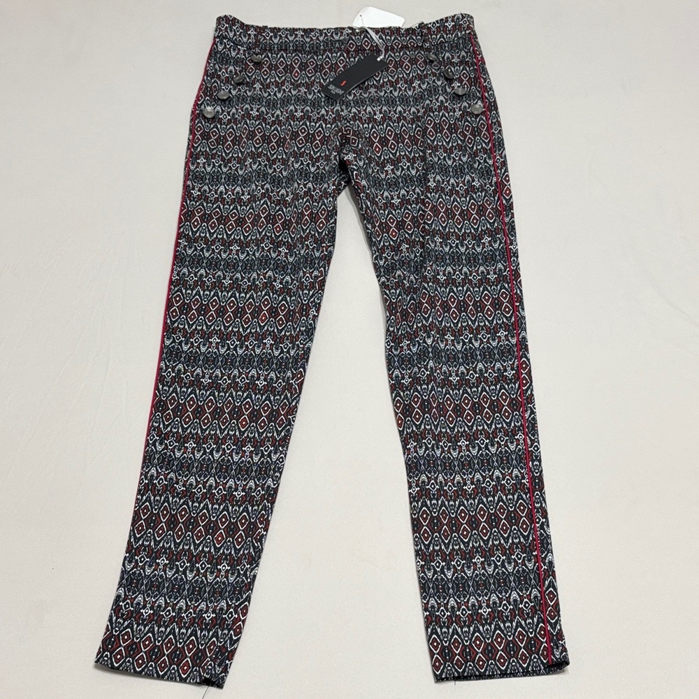 Chic Women's Geometric Straight Leg Pants